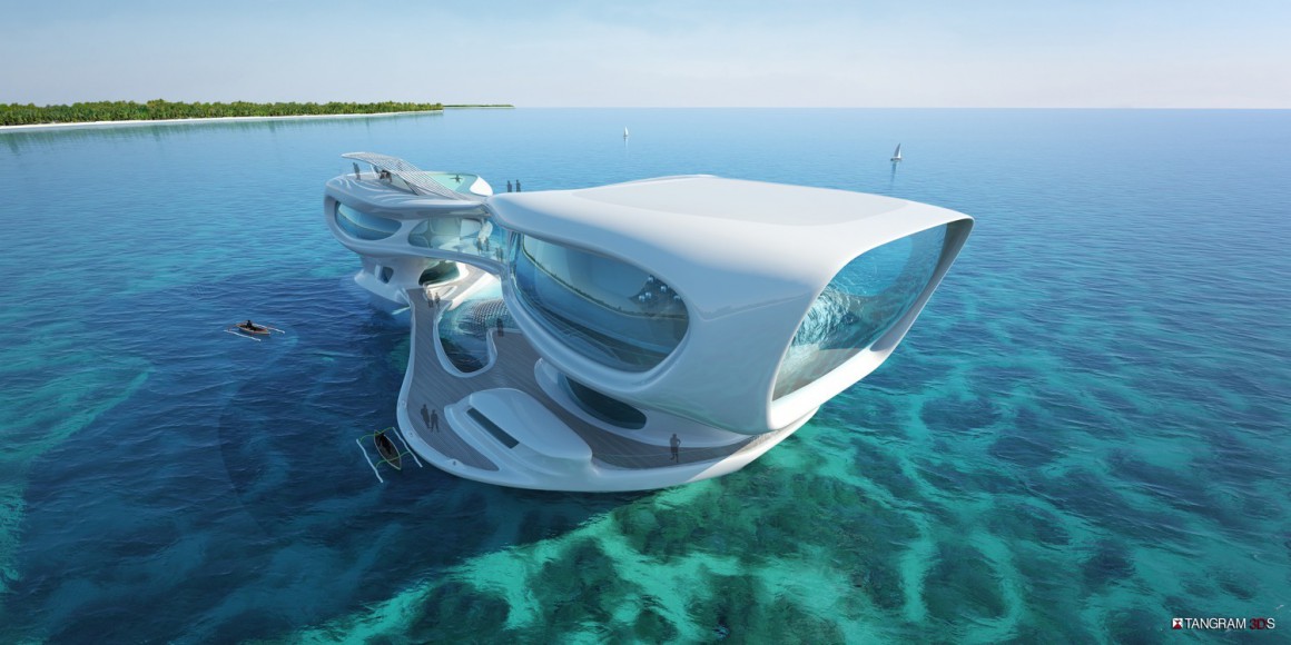 Bali marine research centre completion entry by Solus 4 design studio