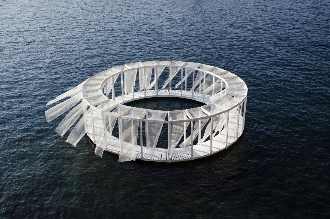 Antiroom 2, a selfbuilt floating pavilion of the coast of Malta