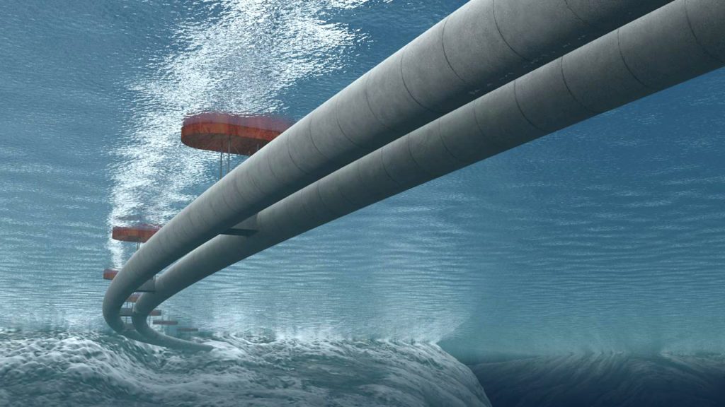 Norway plans sub-sea bridge or floating tunnel